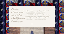 Desktop Screenshot of pasadenamasoniclodge1155.org